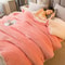 Luxury DoubleSided Wool Throw Blanket Warm Winter Bedspread Cozy Queen Cover 17
