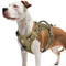 Tactical No Pull Dog Harness Adjustable MOLLE Vest With Reflective Straps For Medium Large Dogs 0