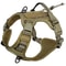 Tactical No Pull Dog Harness Adjustable MOLLE Vest With Reflective Straps For Medium Large Dogs 1