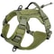 Tactical No Pull Dog Harness Adjustable MOLLE Vest With Reflective Straps For Medium Large Dogs 8