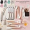 19Piece Food Grade Silicone Kitchenware Set Cooking Utensils Cutting Board Knives Combo 5