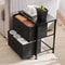 Fabric Drawer Nightstand Bedside Storage Table With 2 Drawers For Bedroom Living Room Office 1