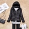 UltraLight Womens Puffer Jacket Plus Size 5XL7XL Packable Hooded Down Coat For Spring Autumn 8