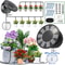 Solar Automatic Drip Irrigation System Kit With 9 Timing Modes For DIY Garden Watering 0