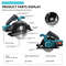 165mm Electric Circular Saw With Brushless Motor MultiAngle Cutting Compatible With Makita 18V Batt 5