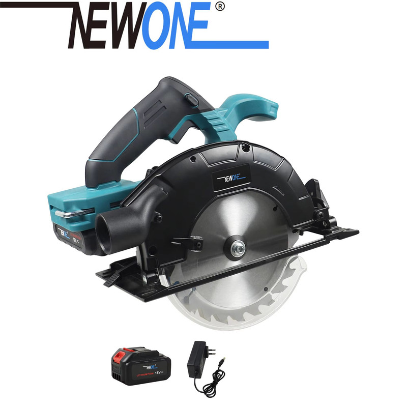 165mm Electric Circular Saw With Brushless Motor MultiAngle Cutting Compatible With Makita 18V Batt 7