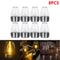 Solar LED Candle Light Stainless Steel Outdoor Decorative Lantern For Garden Patio Courtyard And H 10