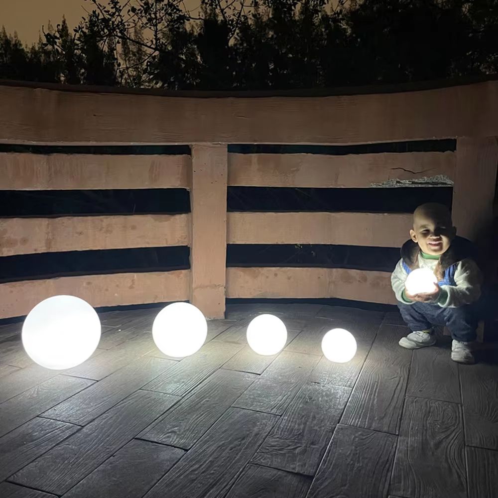 Rechargeable LED Glowing Ball Light Color Changing RGB Night Light With Remote For Garden Party An 0