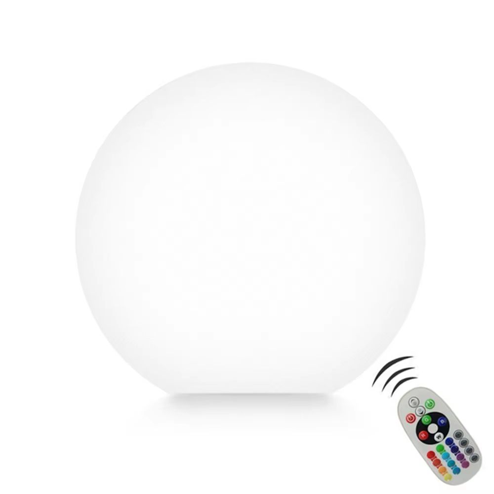Rechargeable LED Glowing Ball Light Color Changing RGB Night Light With Remote For Garden Party An 1