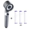High Pressure 3 Mode Shower Head Water Saving Handheld SPA Massage With Anion Filter 10