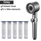 High Pressure 3 Mode Shower Head Water Saving Handheld SPA Massage With Anion Filter 11