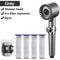 High Pressure 3 Mode Shower Head Water Saving Handheld SPA Massage With Anion Filter 12