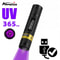 USB Rechargeable UV Flashlight 365nm Mini Blacklight Detector For Pet Stains Nail Curing Money Ve 0
