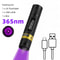 USB Rechargeable UV Flashlight 365nm Mini Blacklight Detector For Pet Stains Nail Curing Money Ve 6