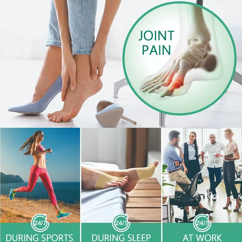 2Pack Bunion Corrector Toe Separators Hallux Valgus Straightener Orthopedic Foot Alignment Suppor 5