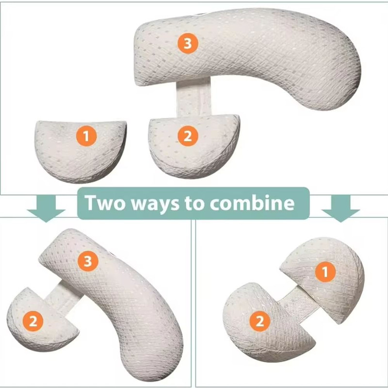 Multifunctional Pregnancy Pillow Full Body Maternity Sleeping Cushion Nursing Support For Moms 4