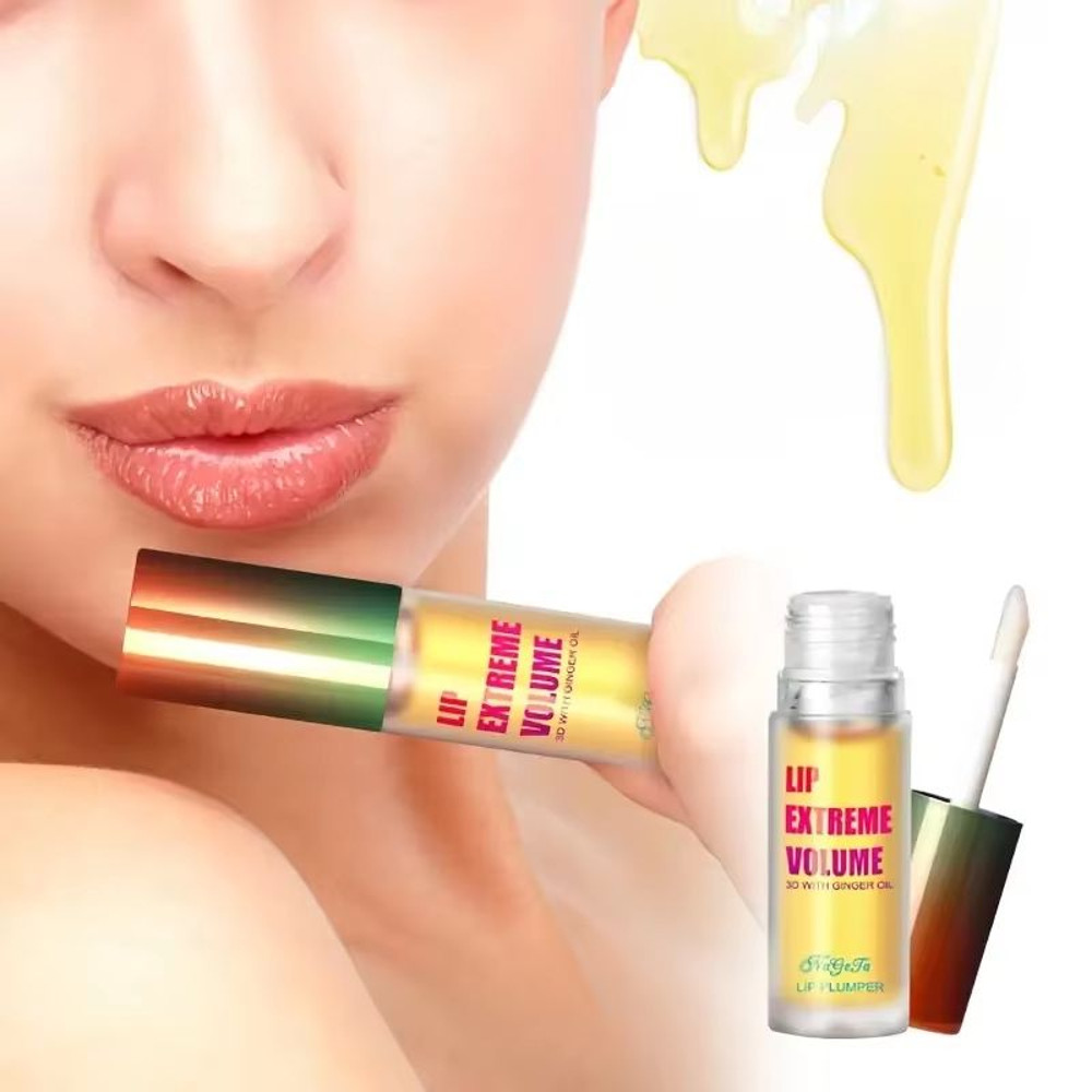 12Pcs Ginger Mint Lip Plumper Oil Hydrating Volumizing Serum For Fuller Smoother Youthful Lips 1