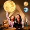 USB Moon Earth Projection Lamp Atmospheric Ceiling Light For Bedrooms Parties Relaxation 1