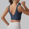 Womens Sports Bra Shockproof Yoga Bra With Beautiful Back Design For Running Training Fitness 3