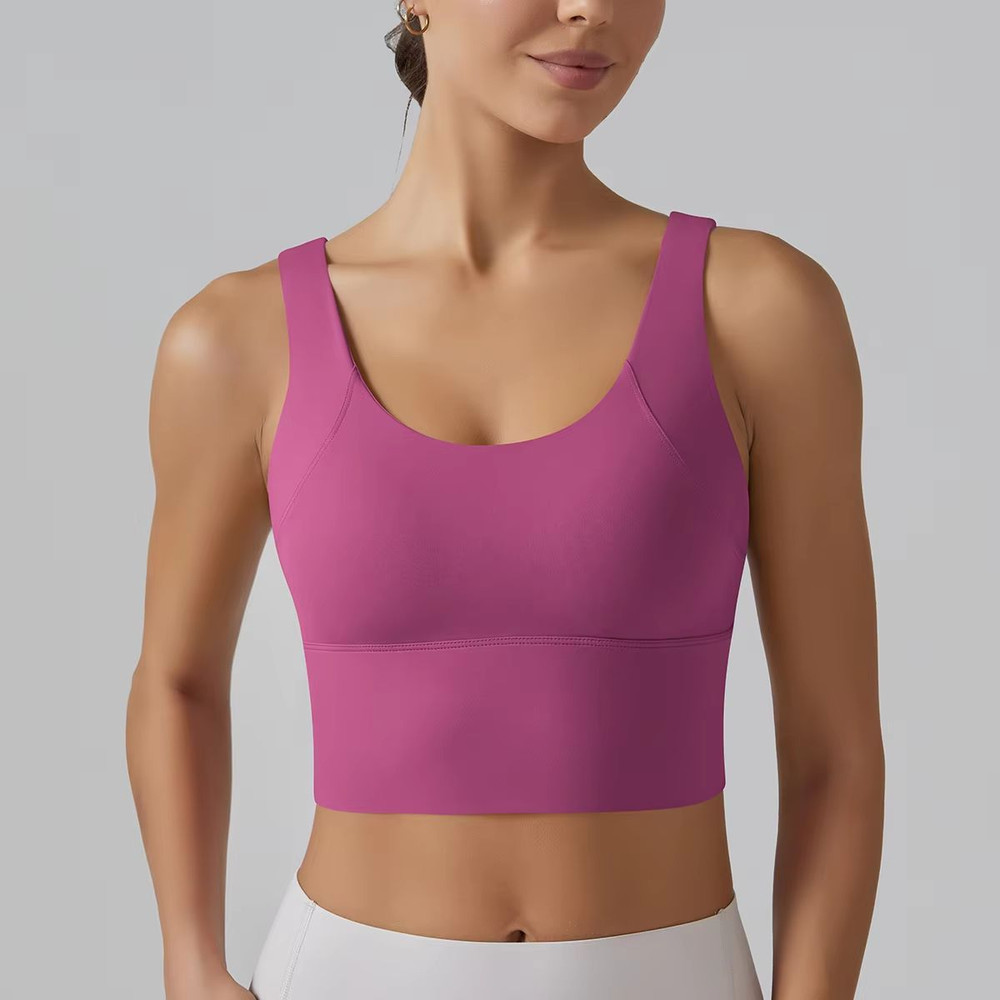 Womens Sports Bra Shockproof Yoga Bra With Beautiful Back Design For Running Training Fitness 4