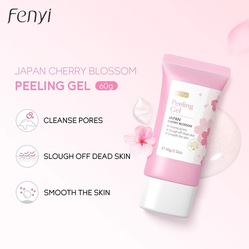 Sakura Deep Cleansing Exfoliating Gel Brightening Moisturizing Facial Scrub For Smooth Radiant Sk 1