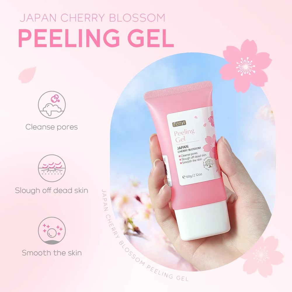 Sakura Deep Cleansing Exfoliating Gel Brightening Moisturizing Facial Scrub For Smooth Radiant Sk 2