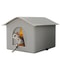 Waterproof Outdoor Cat And Dog House Winter Warm Pet Cave Bed Foldable Washable Shelter 3