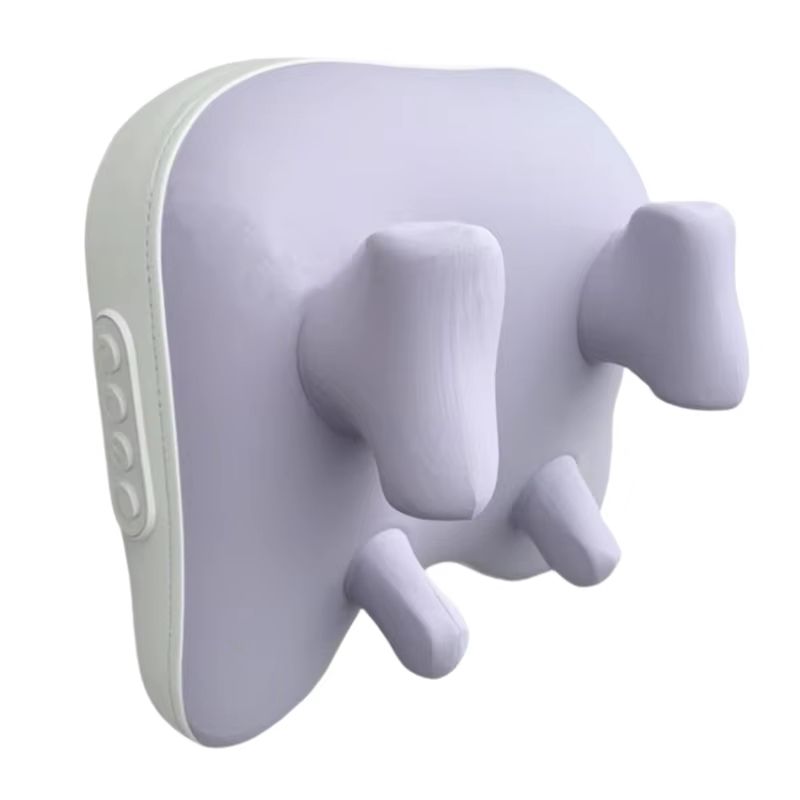 Wireless Electric Trapezius Massage Pillow Shiatsu Neck Shoulder And Waist Massager With Heat 8