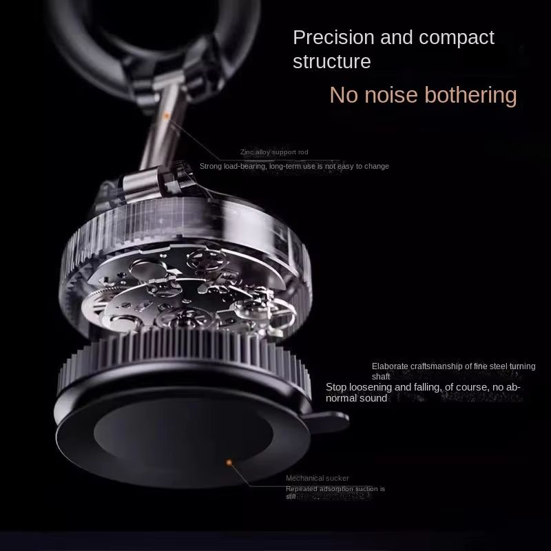 Foldable Magnetic Car Phone Holder Suction Cup Navigation Stand For 2025 Vehicles 3