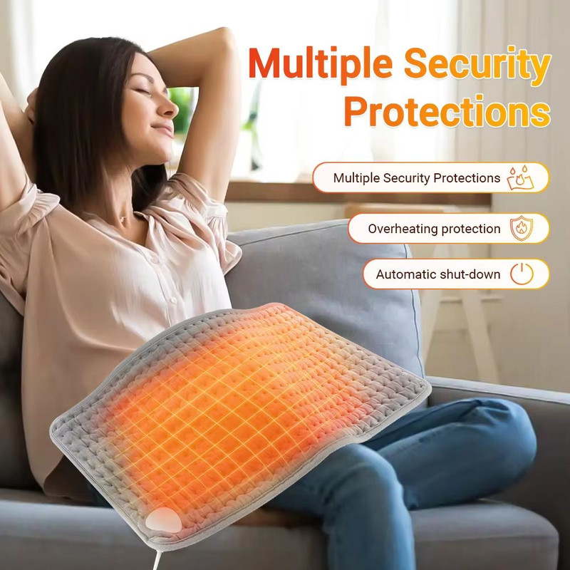 Adjustable Heated Back Support Belt Warm Lumbar Brace With Temperature Control For Pain Relief Co 5