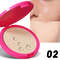 Natural Matte Pressed Powder Oil Control Brightening Face Base Foundation Compact Concealer 1