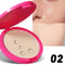 Natural Matte Pressed Powder Oil Control Brightening Face Base Foundation Compact Concealer 8