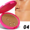 Natural Matte Pressed Powder Oil Control Brightening Face Base Foundation Compact Concealer 10