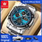 OLEVS Mens Multifunctional Watch Waterproof Electronic Timepiece With Luminous Display Alarm Fash 0