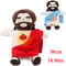 Soothing Breathing Jesus Plush Doll Musical Sleep Companion Calming Nighttime Toy For Children 0