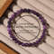 Natural Amethyst Bead Bracelet Genuine Healing Stone Stretch Jewelry For Men Women 6810mm 2