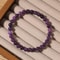 Natural Amethyst Bead Bracelet Genuine Healing Stone Stretch Jewelry For Men Women 6810mm 3