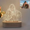 Personalized 3D Photo Lamp Custom Night Light With Engraved Picture Text For Wedding Anniversary 0