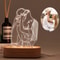 Personalized 3D Photo Lamp Custom Night Light With Engraved Picture Text For Wedding Anniversary 5