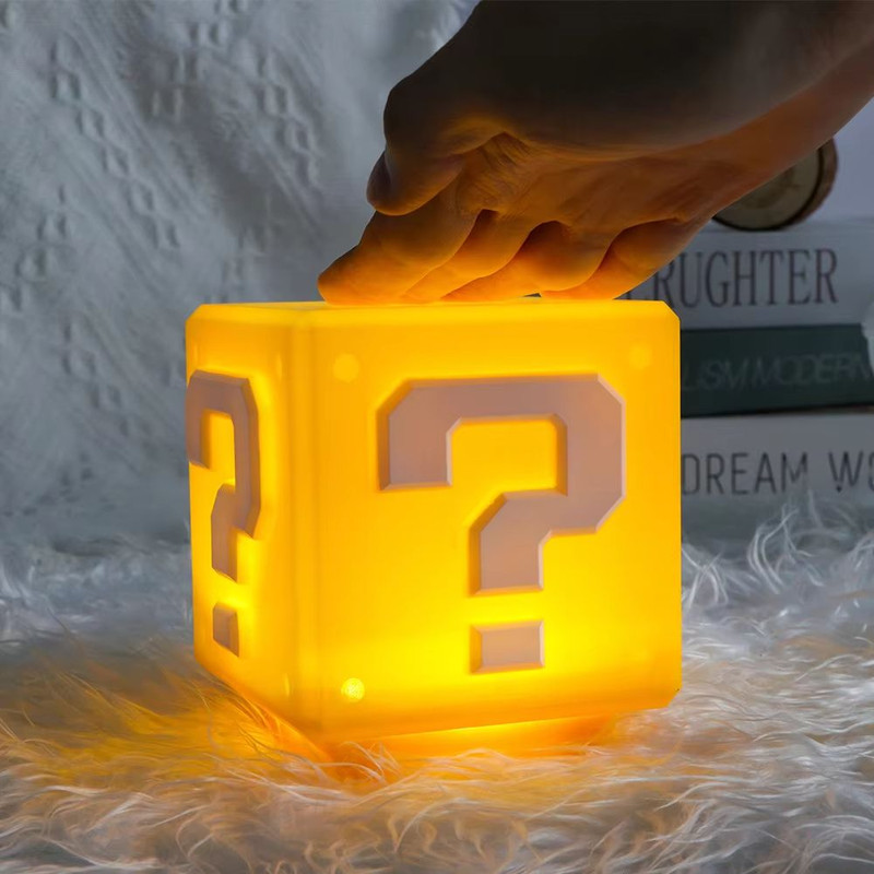 LED Question Mark Night Light USB Rechargeable Kids Table Lamp For Bedroom Playroom 2