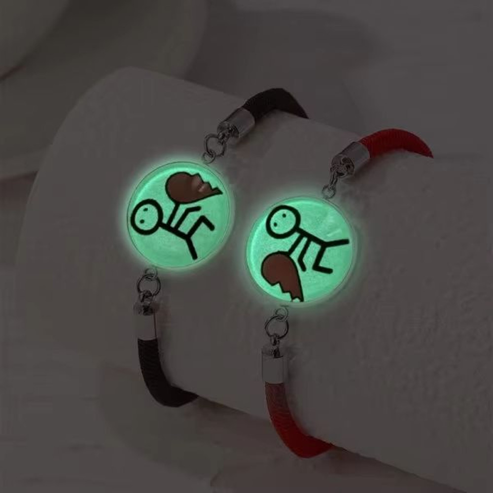 Romantic Sun Moon Couple Bracelets Handmade Braided Rope Jewelry For Men Women 17