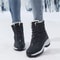 FrostLift Waterproof Wedge Snow Boots Womens FurLined Platform Ankle Thigh High Winter Boots 1