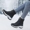 FrostLift Waterproof Wedge Snow Boots Womens FurLined Platform Ankle Thigh High Winter Boots 2