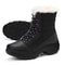 FrostLift Waterproof Wedge Snow Boots Womens FurLined Platform Ankle Thigh High Winter Boots 5