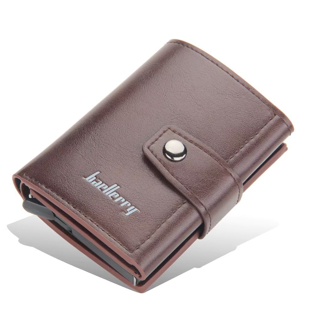SlimShield RFID Mens Card Wallet With Hasp Closure 8