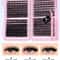 GROINNEYA DIY Eyelash Extension Kit 640Piece Lash Clusters With Bond Seal For SalonQuality Cat Ey 17