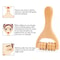 Natural Wooden Roller Body Massager For Neck Shoulder Relaxation Therapy 2