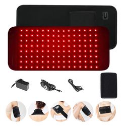 thermaglow red infrared light therapy pad – 660nm & 850nm led heat pad for pain relief and skin care