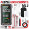 ANENG 683 Smart Multimeter HighEnd 6000 Counts Rechargeable Touchscreen ACDC Voltage Tester Multi 9