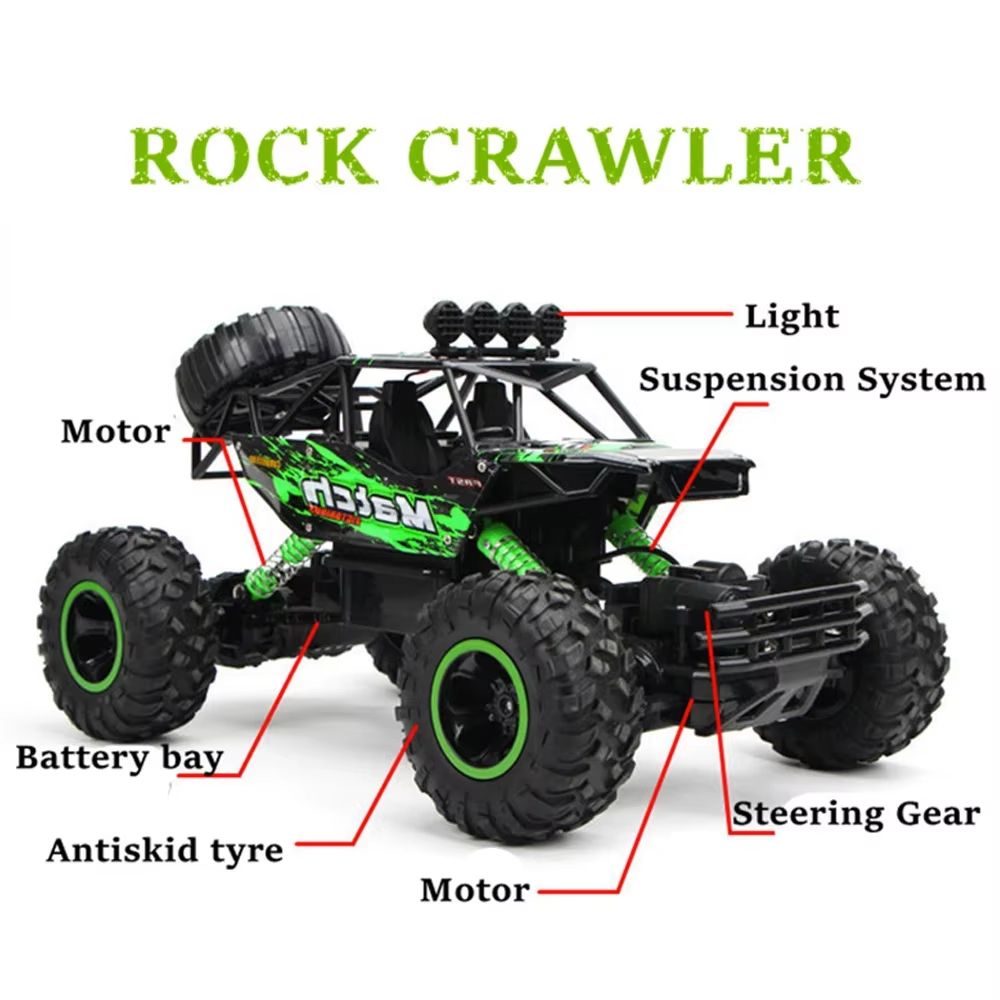 1 12 1 16 4WD RC Car HighSpeed OffRoad Remote Control Truck For Kids And Hobbyists 2